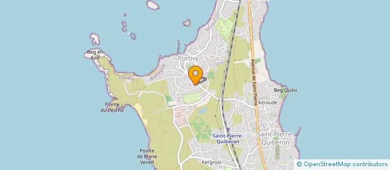 localisation de l'entreprise DJOUPAI 2  SAINT-PIERRE-QUIBERON