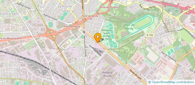 localisation de l'entreprise DJP à VENISSIEUX
