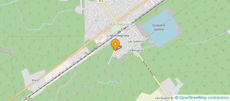 localisation de l'entreprise DJP  MARCHEPRIME