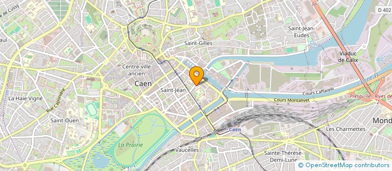 localisation de l'entreprise DJP ENVIRONNEMENT à CAEN