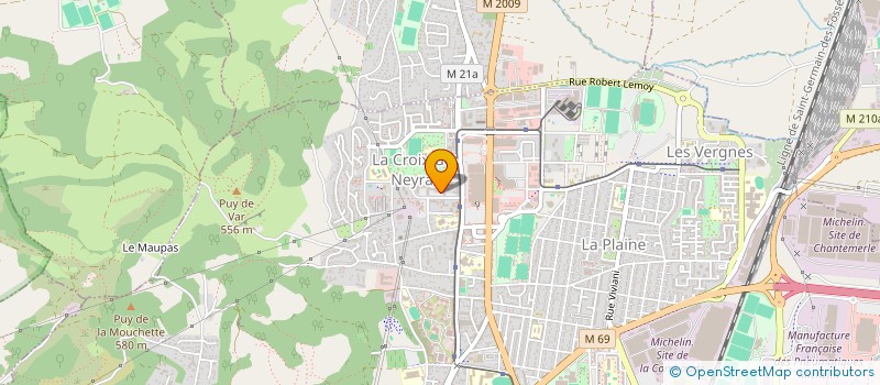 localisation de l'entreprise DJP SERVICES  CLERMONT-FERRAND