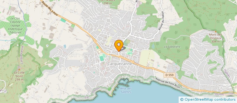 localisation de l'entreprise DJPEXPERTISES à CARQUEIRANNE