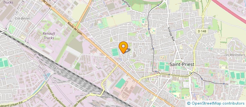 localisation de l'entreprise DJPPROJECTION  SAINT-PRIEST