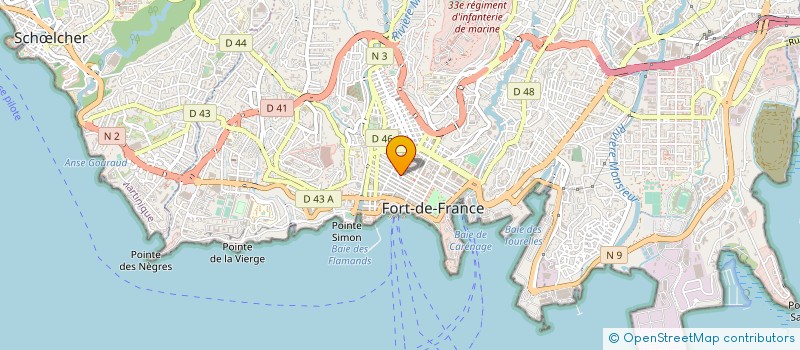 localisation de l'entreprise DJPRAS SARL  FORT-DE-FRANCE