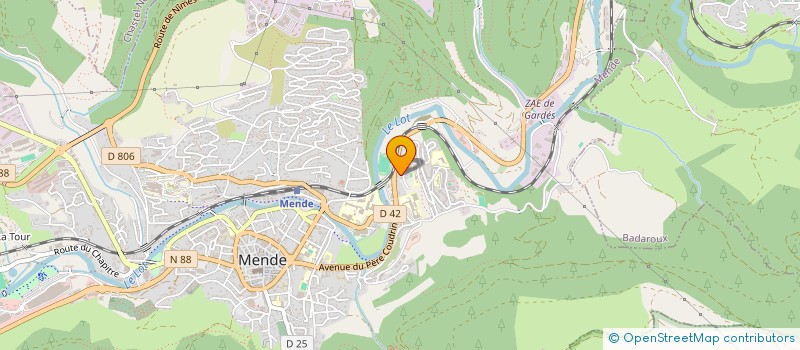 localisation de l'entreprise DJPT  MENDE