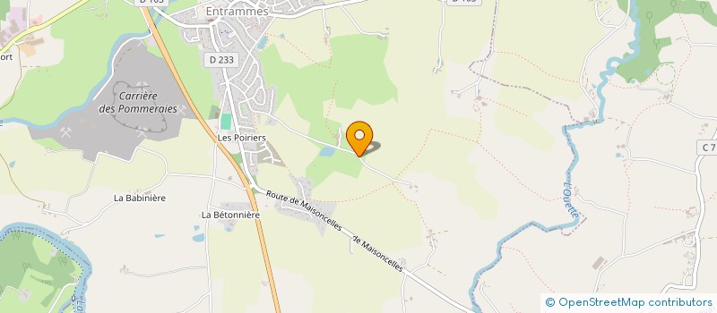 localisation de l'entreprise DJQ  ENTRAMMES