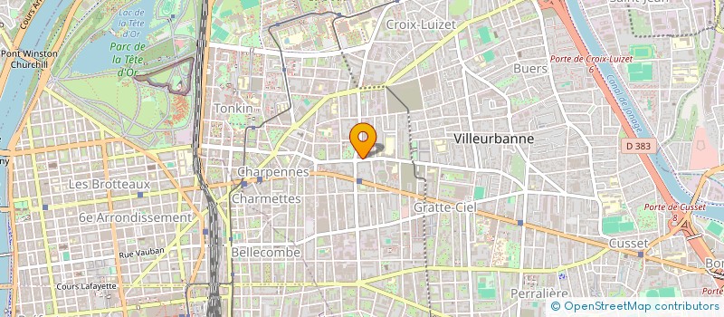 localisation de l'entreprise DJR à VILLEURBANNE