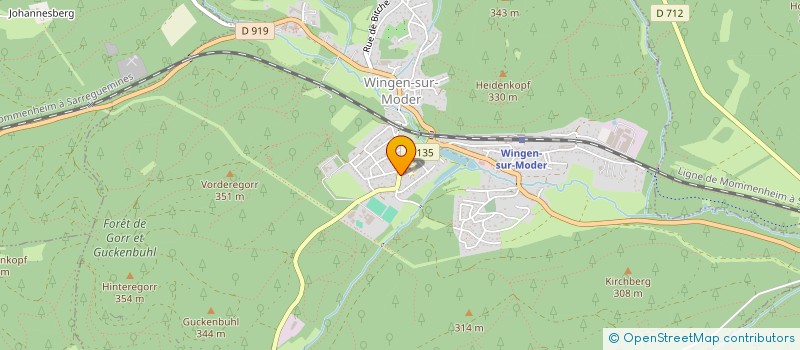 localisation de l'entreprise DJR  WINGEN-SUR-MODER