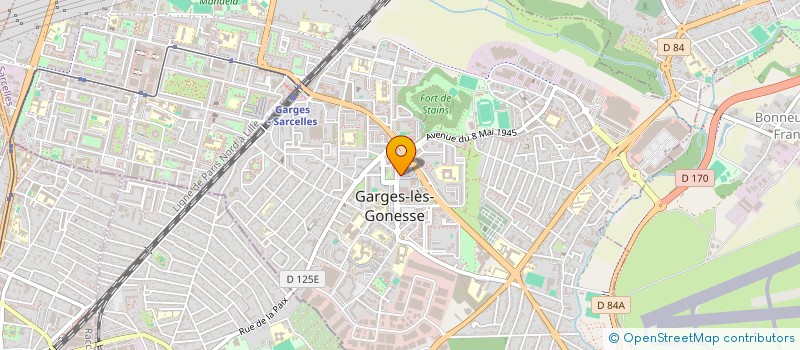 localisation de l'entreprise DJRV à GARGES-LES-GONESSE