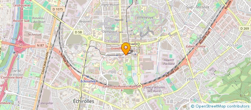 localisation de l'entreprise DJS à ECHIROLLES