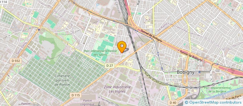 localisation de l'entreprise DJS  BOBIGNY