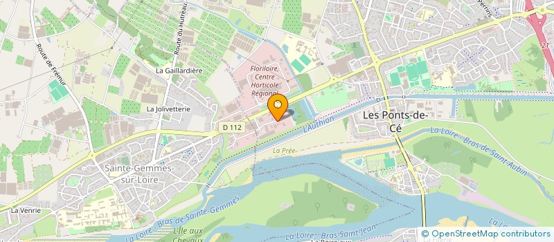 localisation de l'entreprise DJS INVESTISSEMENT  LES PONTS-DE-CE