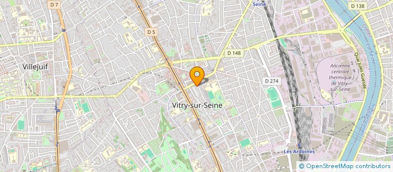 localisation de l'entreprise DJS RENOVATION à VITRY-SUR-SEINE