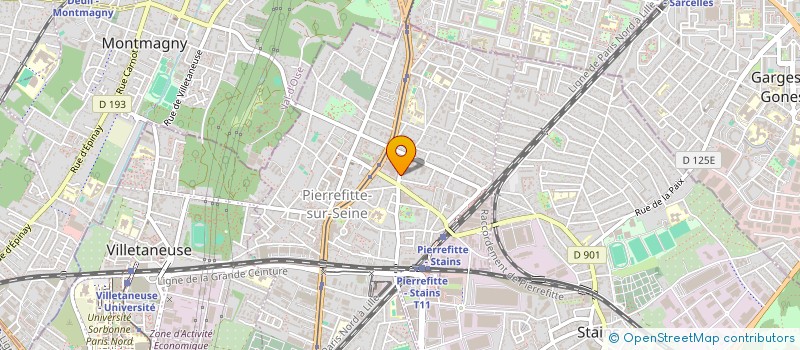 localisation de l'entreprise DJS SECURITE à PIERREFITTE-SUR-SEINE