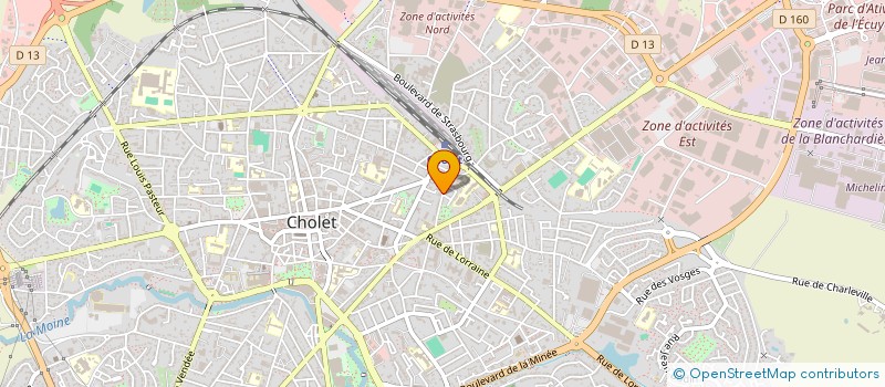 localisation de l'entreprise DJSE à CHOLET