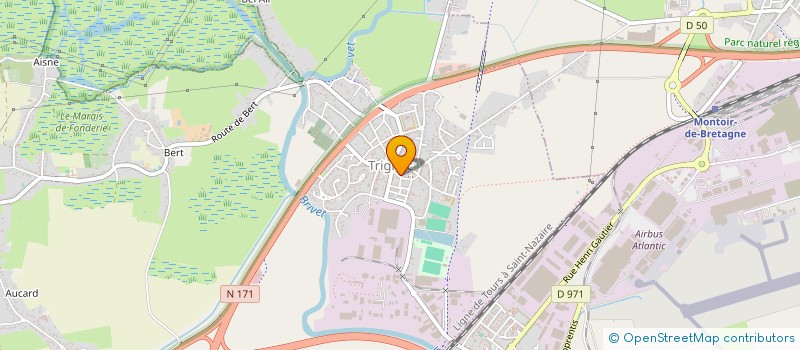 localisation de l'entreprise DJSP DISTRIBUTION  TRIGNAC