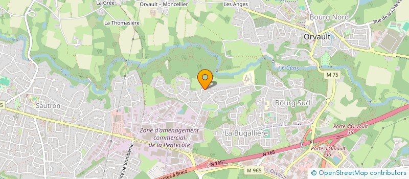 localisation de l'entreprise DJSR à ORVAULT