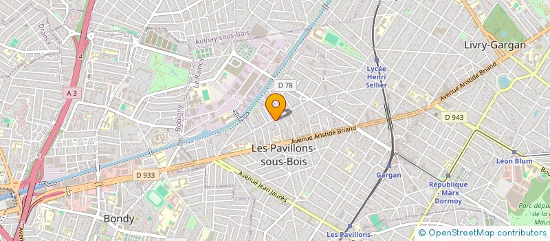 localisation de l'entreprise DJST à LES PAVILLONS-SOUS-BOIS