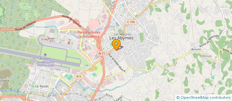 localisation de l'entreprise DJT@L à LES ABYMES