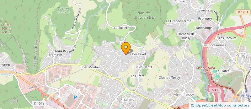 localisation de l'entreprise DJTAL SYSTEM  QUINCIEUX