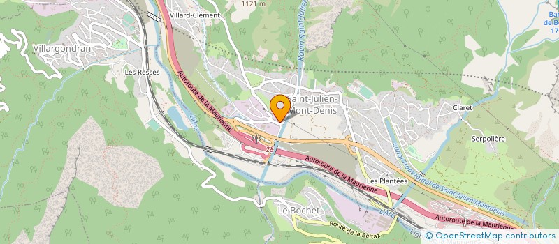 localisation de l'entreprise DJTP à SAINT-JULIEN-MONT-DENIS