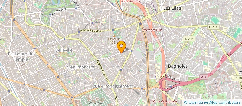 localisation de l'entreprise DJUI & DJO TRANSPORT  PARIS