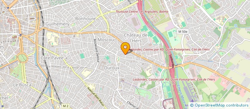 localisation de l'entreprise DJUKA à TOULOUSE