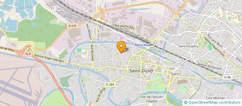 localisation de l'entreprise DJULOC & MAXIMMO à SAINT-DIZIER