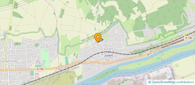 localisation de l'entreprise DJUN à JUZIERS