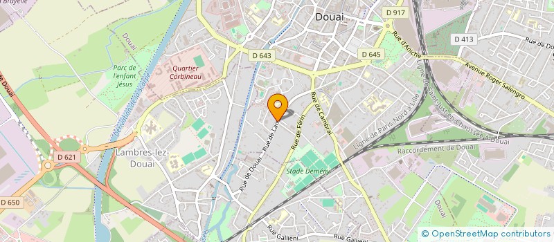 localisation de l'entreprise DJURDJURA à DOUAI