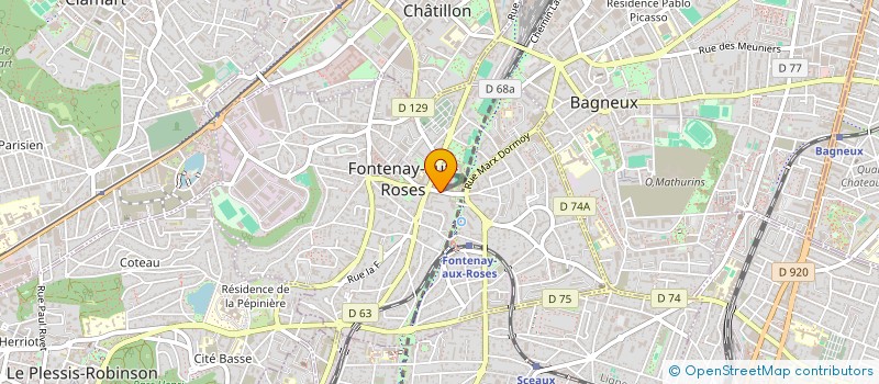 localisation de l'entreprise DJURDJURA à FONTENAY-AUX-ROSES