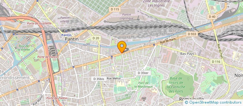 localisation de l'entreprise DJURDJURA à PANTIN