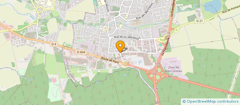 localisation de l'entreprise DJURDJURA PONTAULT à PONTAULT-COMBAULT
