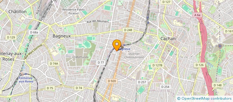 localisation de l'entreprise DJURIC à BAGNEUX
