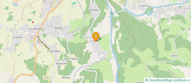 localisation de l'entreprise DJURJURA  CUSSAC-SUR-LOIRE
