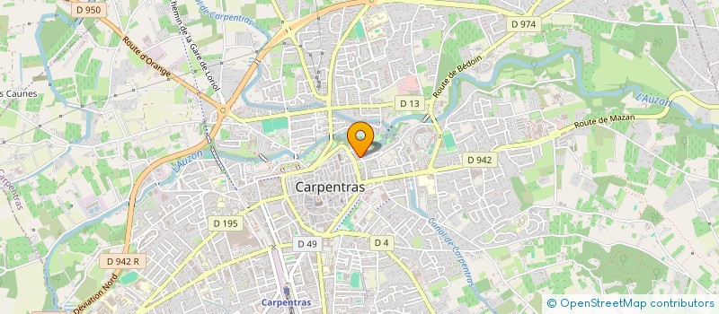 localisation de l'entreprise DJV 16  CARPENTRAS