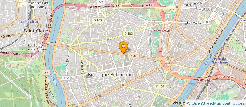 localisation de l'entreprise DJYMS SPBM à BOULOGNE-BILLANCOURT