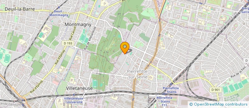 localisation de l'entreprise DJZ CONSULTING à PIERREFITTE-SUR-SEINE