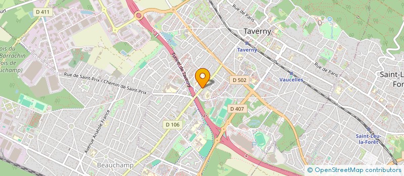 localisation de l'entreprise DK 3 F  TAVERNY