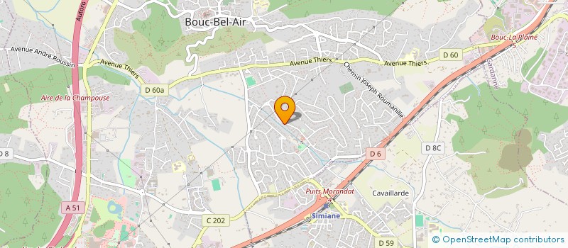 localisation de l'entreprise DK à BOUC-BEL-AIR