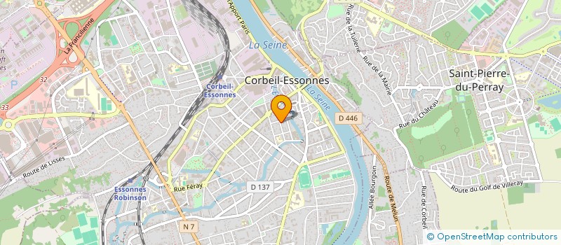 localisation de l'entreprise DK à CORBEIL-ESSONNES