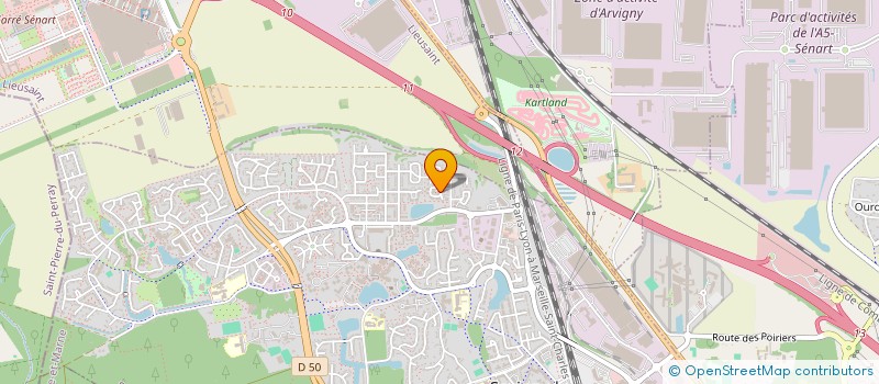 localisation de l'entreprise DK  SAVIGNY-LE-TEMPLE