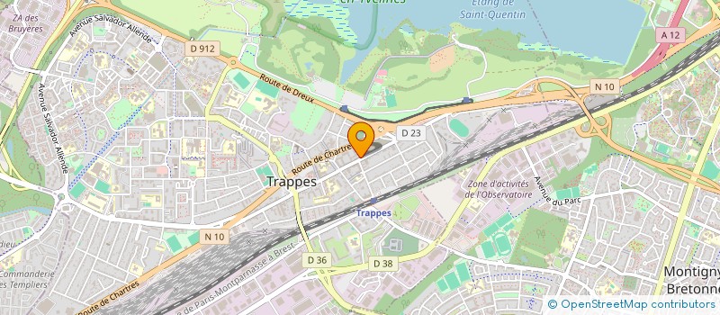localisation de l'entreprise DK AUTO à TRAPPES