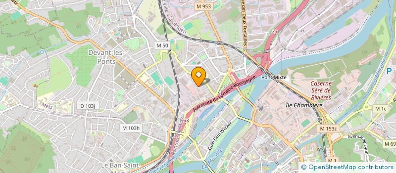 localisation de l'entreprise DK AUTO  METZ