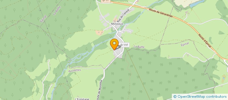 localisation de l'entreprise DK AUTO SPORT  LA BAFFE