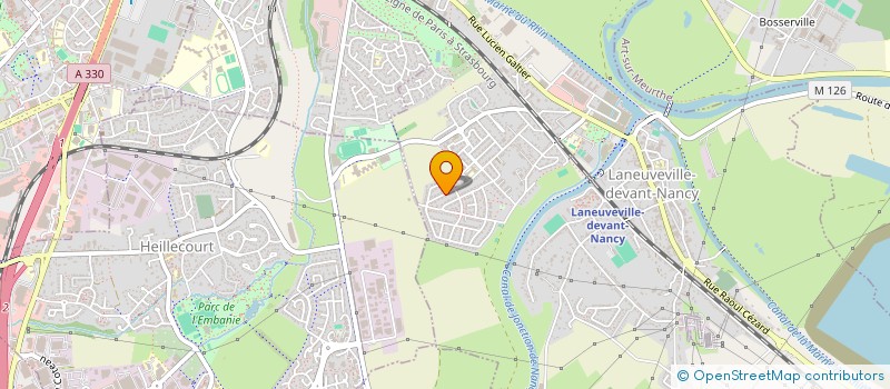 localisation de l'entreprise DK AUTOMOBILES  LANEUVEVILLE-DEVANT-NANCY