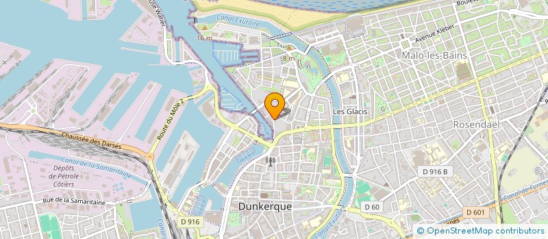 localisation de l'entreprise DK B. à DUNKERQUE