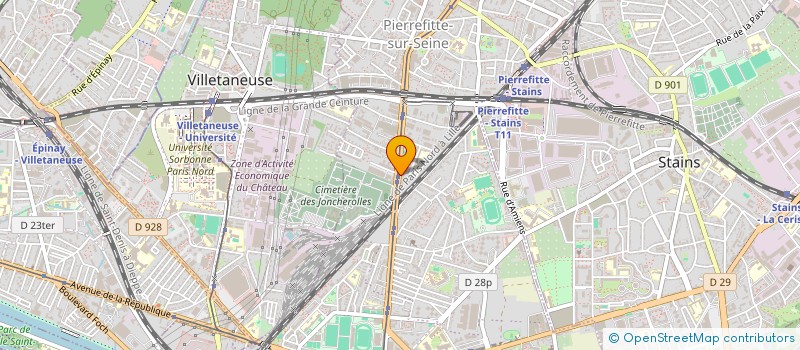 localisation de l'entreprise DK BAT à PIERREFITTE-SUR-SEINE