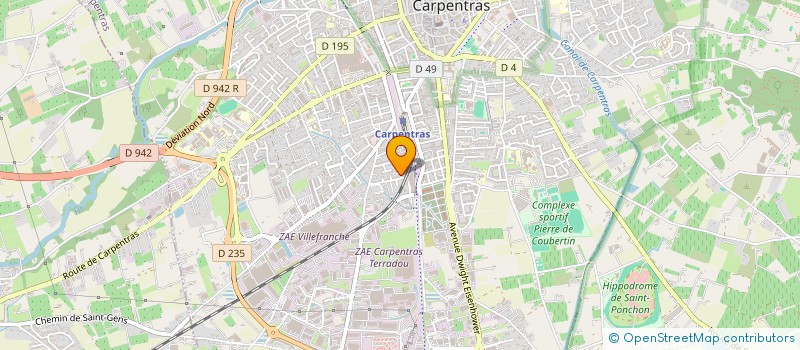 localisation de l'entreprise DK BATIMENT à CARPENTRAS