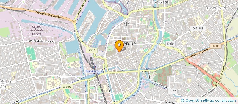 localisation de l'entreprise DK CLASS à DUNKERQUE